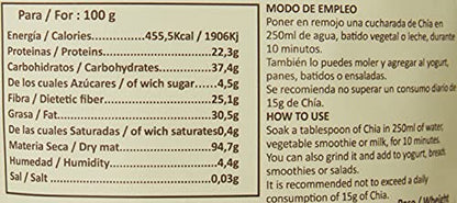 Semillas de Chia Eco 500 gr