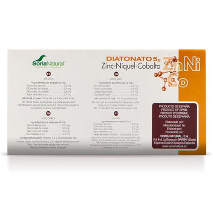 Soria Natural Diatonato 5/2 Zinc-Niquel-Cobalto - 28 Viales