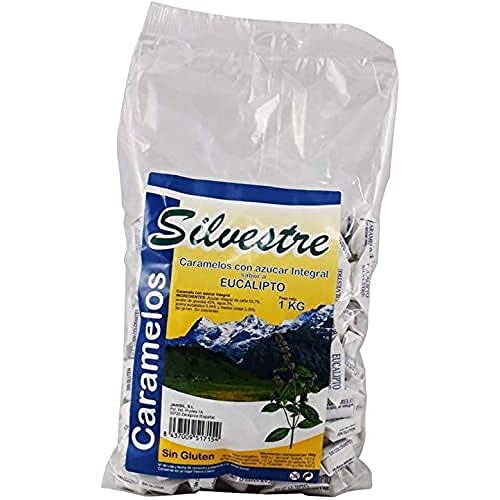 SILVESTRE Caramelos EUCALIPTO 1 kg, No aplicable, 100