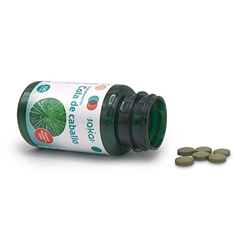 Sakai – Cola de caballo Sin sabor en comprimidos (diurético natural, remineralizador, fuente natural de silicio orgánico)