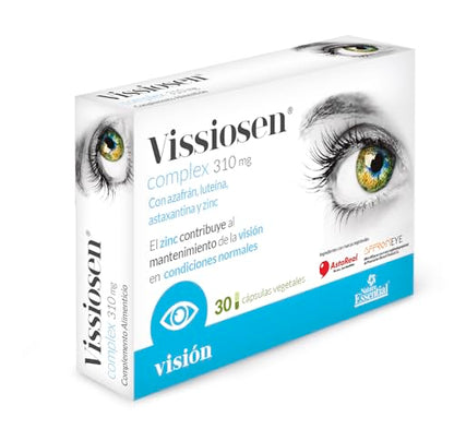 Nature Essential | Vissiosen Complex 310 mg | con Azafrán, Luteína, Astaxantina y Zinc | 30 Cápsulas