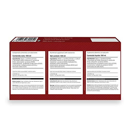Sotya L-carmitina 1000 10 ampollas de plástico de 10ml