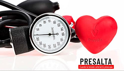 Novadiet - PRESALTA Cápsulas con Ajo Negro, Pleurotus Cystidiosus, Aronia, Olivo y Potasio - Control de Tensión Arterial - Complemento Alimenticio Para el Bienestar Cardiovascular - 60 Cápsulas