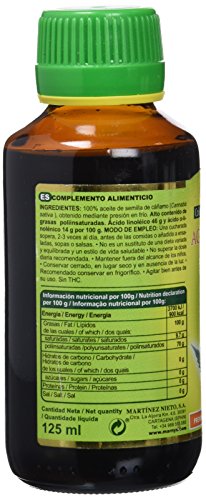 MARNYS Aceite Alimentario de Semilla de Cáñamo 125ml