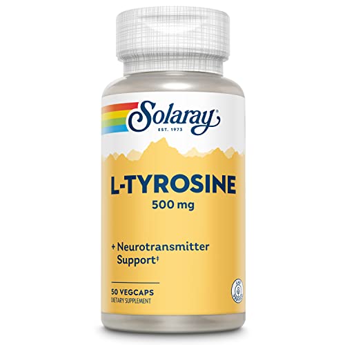 Solaray L-Tyrosine 500mg | L-Tirosina | 50 VegCaps