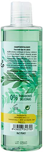 Algologie International Champú Suero Fitomarino, Revitalizante, con Ginseng y Extractos de Pomelo, Mango, Limón y Maracuyá - 300 ml