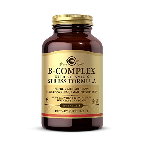 Solgar | Vitamina B-Complex con Vitamina C | 250 Comprimidos