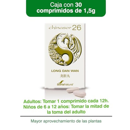 Soria Natural Chinasor 26 - LONG DAN WAN