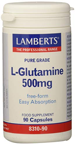 Lamberts L-Glutamina - 500 gr, 90 unidad, 1