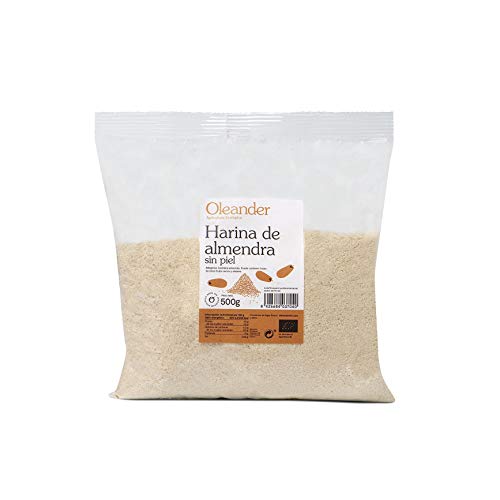 Harina de almendra cruda repelada BIO Oleander 500 g