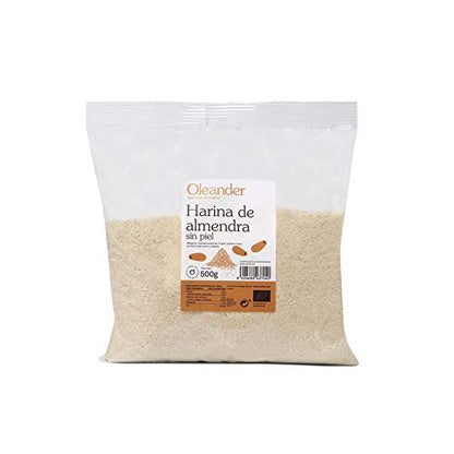 Harina de almendra cruda repelada BIO Oleander 500 g
