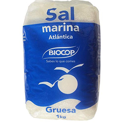 BIOCOP Sal Marina ATLANTICA Gruesa 1 KG, No aplicable