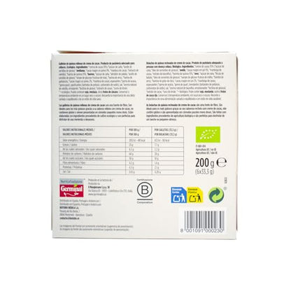 GERMINAL Galletas Quinoa rellenas de Cacao BIO Sin Gluten - 200g