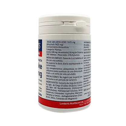 Lamberts Alcachofa 7425mg - 180 Tabletas