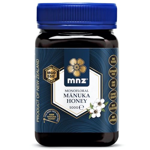MANUKA NEW Miel DE Manuka MONOFLORAL MGO 550+ 500G, Estándar, Único