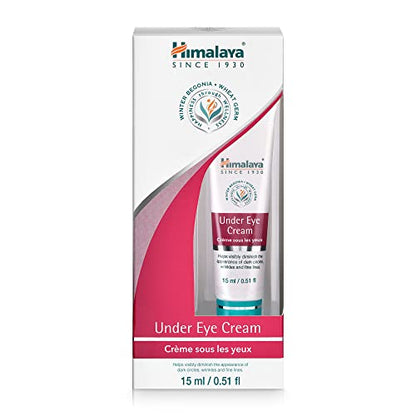 Himalaya Herbal Under Eye Cream helps Diminish dark circles, wrinkles, fine lines,Nourishes and moisturizes | Anti-aging, anti-wrinkle herbal natural extracts,Suitable for all skin types -15ml