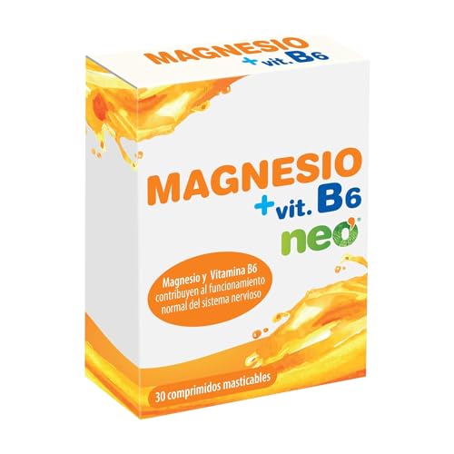 NEO | Magnesio + Vitamina B6 | 30 Cápsulas | Ayuda a Reducir el Cansancio y la Fatiga | Aporta Energía y Vitalidad | Refuerza los Músculos