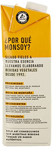 MONSOY Bebida DE Avena SIN Gluten Bio 1 L, Estándar, Único