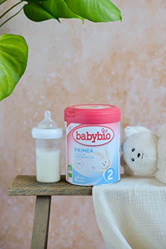 Babybio - Leche Infantil De Vaca - Primea 2 Continuacion - 800G - De 6 Hasta 12 Meses - Bio - Sin Aceite De Palma