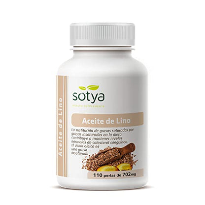 Sotya Aceite de lino perlas 702mg 110 unidades