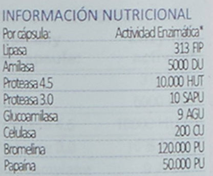 Lamberts Digestizyme - 100 Cápsulas