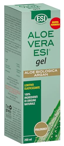 ESI Aloe Vera Gel - Gel Con Olio di Argan Idratante e Nutriente, 200ml