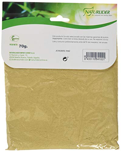 Botanicum Jengibre Raiz Polvo 70 Gramos Bolsa 70 Gramos 200 g