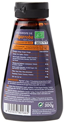 SOLNATURAL SIROPE DE ALGARROBA Bio 300 g, Estándar, Único