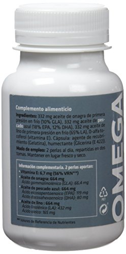 Sotya Omega 3 6 9 - Complemento Alimenticio Elaborado con Aceites Vegetales y Pescado - Rico en Ácidos Grasos Esenciales – 50 Capsulas Blandas de 1400mg – Alto Contenido en EPA, DHA, LA y GLA