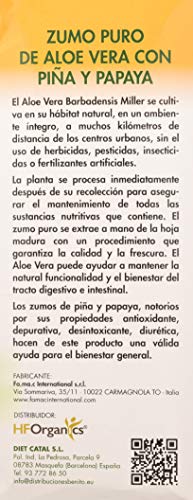 Herbofarm Zumo Puro Aloe Vera Con Piña Papaya 1L 1 Litro 500 g