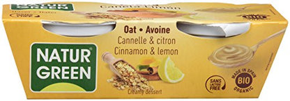 NATURGREEN AVENA CANELA LIMON 2 X 125 gr