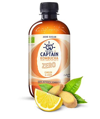 Kombucha zero jengibre-limón Bio 400 ml