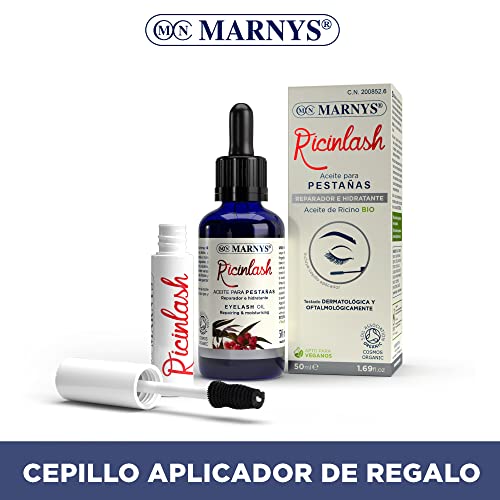 Aceite De Ricino Bio Para Pestañas - Ricinlash - Volumen a pestañas y cejas - Ingredientes 100% Naturales - 50ml