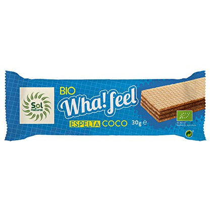 WHA FEEL SNACK ESPELTA Y COCO BIO 20x30 g