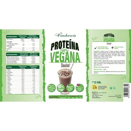 By Nankervis Proteína Vegana Chocolate 450G 540 g