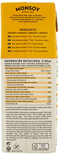 MONSOY Bebida DE Avena SIN Gluten Bio 1 L, Estándar, Único