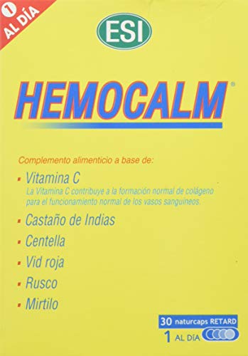Hemocalm complemento alimenticio, 30 cápsulas.