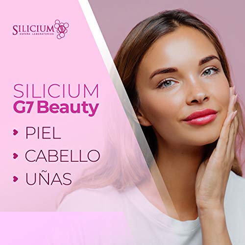 G7 Beauty. Antioxidante Celular. Silicio Enriquecido Con Vitamina E Y Selenio. Ayuda A Mantener La Salud Y La Belleza De La Piel, El Cabello Y Las Uñas. 60 Cápsulas.