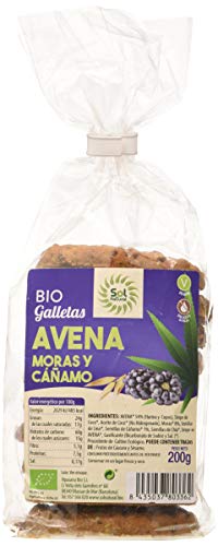 Solnatural Galletas De Avena Moras Y Caðamo Bio 200 G 100 g