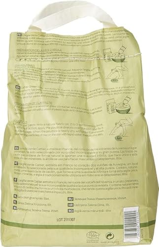 Cattier Arcilla Verde Triturada - 3 kg (CAT002)