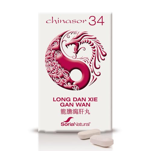 Soria Natural Chinasor 34 Long Dan Xie Gan Wan - 30 Comprimidos