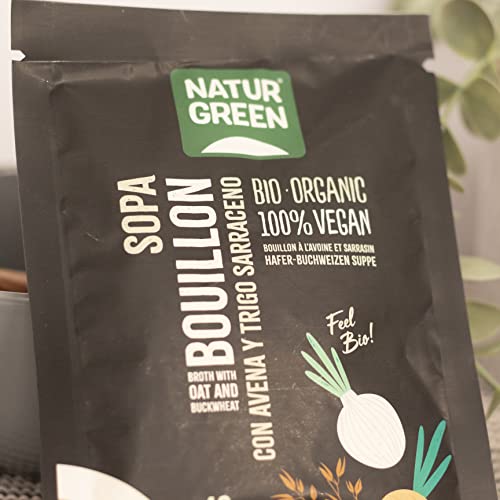 NaturGreen Sopa Bouillon con Avena y Trigo Bio 40g