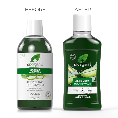 Dr.Organic Enjuague Bucal Aloe Vera Organico 500 ml