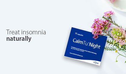 Vitae Calm Tu Night 30 cápsulas | Valeriana, Pasiflora, Amapola de Californa, Magnesio, Melisa, Melatonina (1mg) | Insomnio | Dormir y descansar | No efectos secundarios, 30, 30 unidad, 1