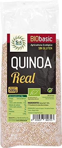 SOLNATURAL Quinoa Real SIN Gluten Bio 500 g, Estándar, Único