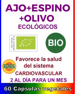 Robis Ajo Espino Olivo Bio Complemento Alimenticio Ecológico - 60 Cápsulas