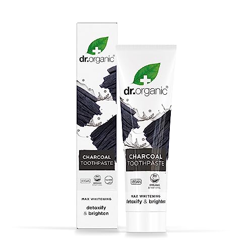 Dr. Organic Pasta De Dientes Carbón Activado, 100 ml (Paquete de 1)