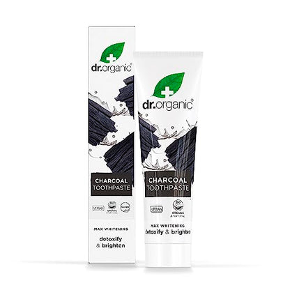 Dr. Organic Pasta De Dientes Carbón Activado, 100 ml (Paquete de 1)