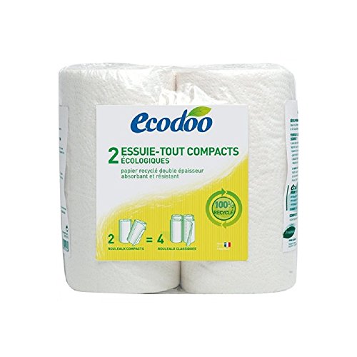Ecodoo Papel De Cocina Reciclado 2 Uds 2-300 g