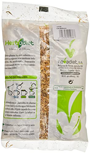 Novadiet Calendula Bolsa 20 Gramos, Negro, Estandar